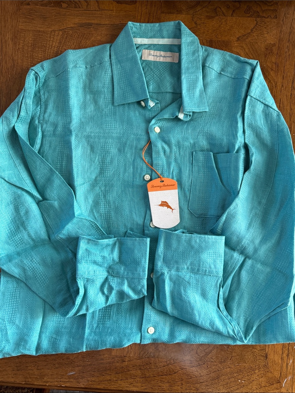 Tommy Bahama Teal Button-Down Shirt